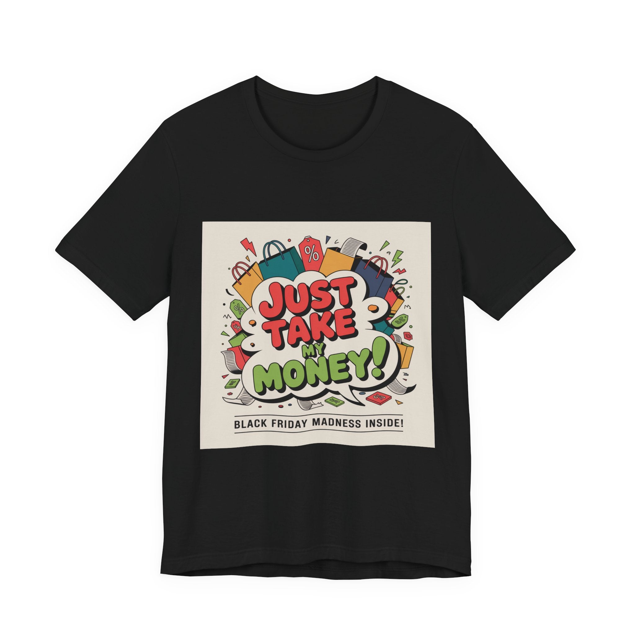 Just Take My Money Jersey Short Sleeve Tee