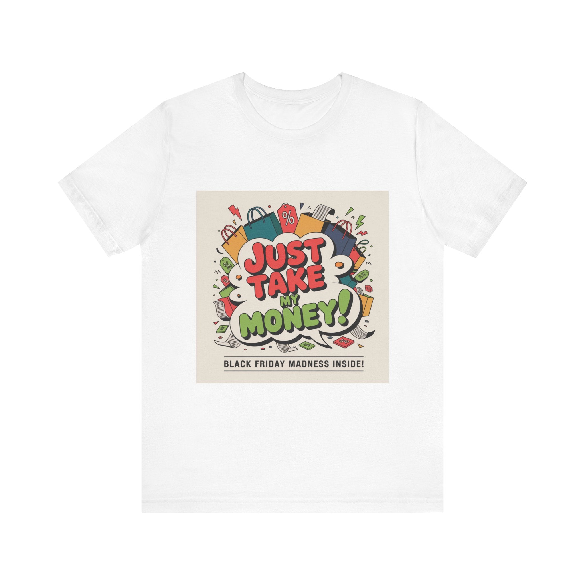 Just Take My Money Jersey Short Sleeve Tee