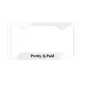 Stylish Metal License Plate Frame, Car Accessories, Gift for Car Enthusiasts, Unique Vehicle Decor, Pretty & Paid Design, Modern [...]