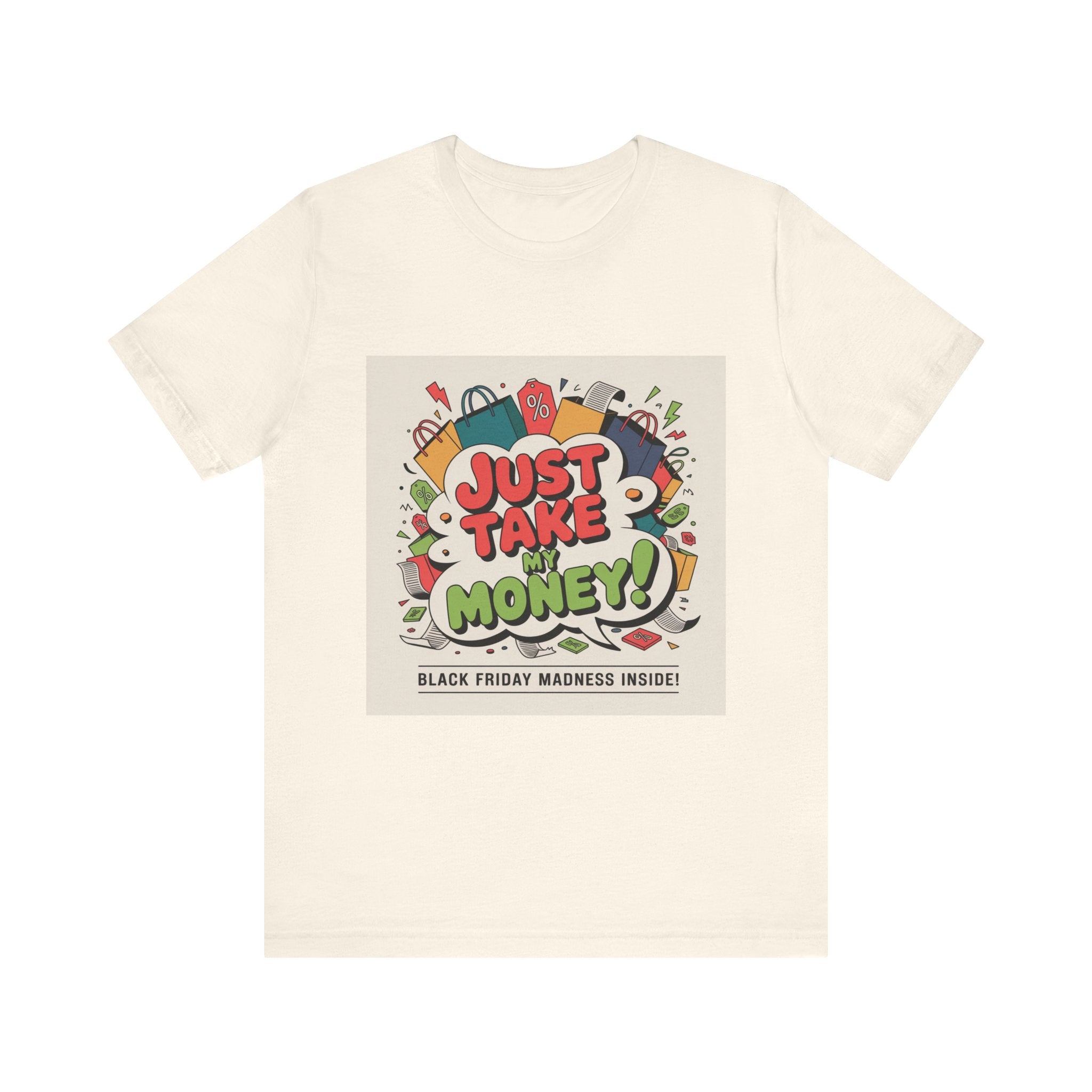 Just Take My Money Jersey Short Sleeve Tee